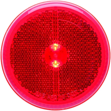Optronics 8-Led 2.5in. Red Marker/Clearance Light With Reflex Lens MCL59RB